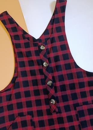 Сарафан у клітинку zara 2
