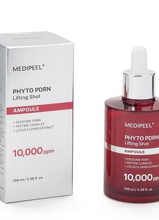Сироватка для обличчя medipeel phyto pdrn lifting shot антивікова ампульна ліфтинг-сироватка 100 мл
