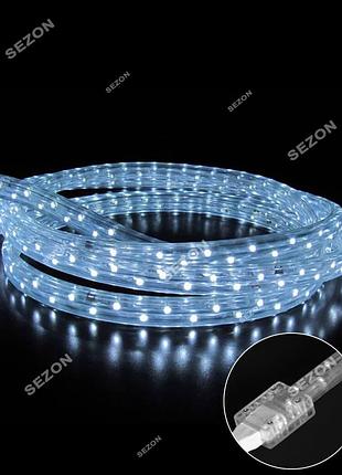 Квадратный дюралайт жельный led 10м белый