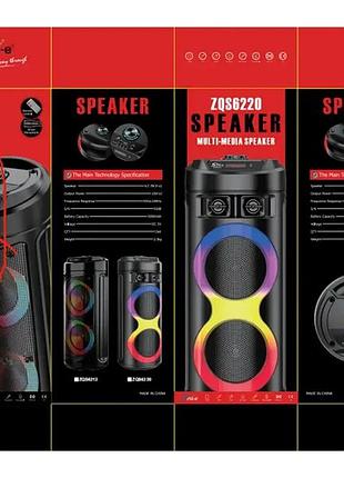 Колонка музыкальная портативная bluetooth zqs )