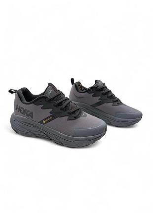 Мужские термо кроссовки hoka challenger one one графит