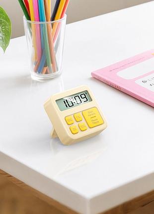 Таймер hoco electronic timer yellow ( ) 4