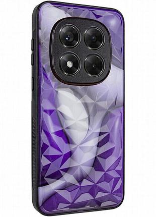 Tpu+pc чехол prisma bubblegum для xiaomi redmi note 14 pro 4g 3d blue
