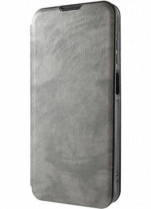 Кожаный чехол-книжка belora для infinix hot 70 gray