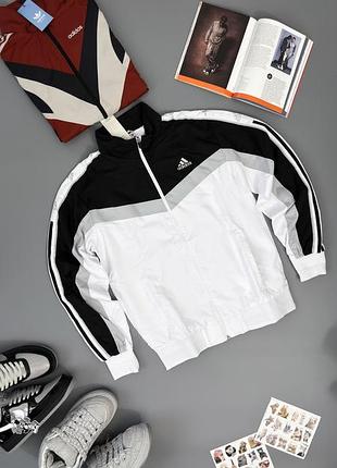 Олимпийка adidas vintage white/black l
