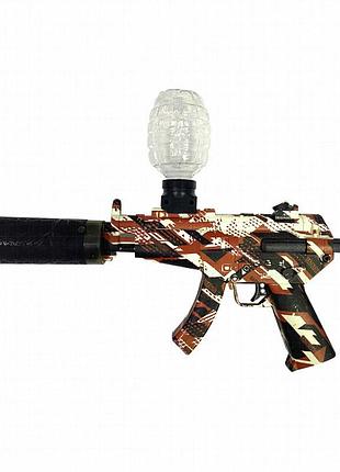 Автомат на гидрогелевых шариках (орбизах) mp5 camouflage red