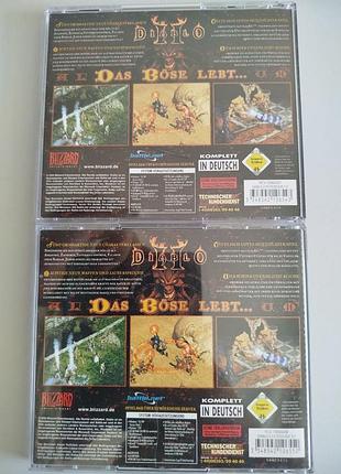 Гра diablo ii диск оригінал pc cd-rom blizzard, німецька версія 2