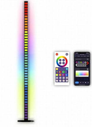 Напольная угловая led лампа rgb magic 2 bluetooth usb with app black
