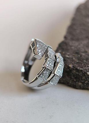 Серебряное кольцо proba с фианитами, вес изделия 7,98 гр (2192862) 18.5 размер