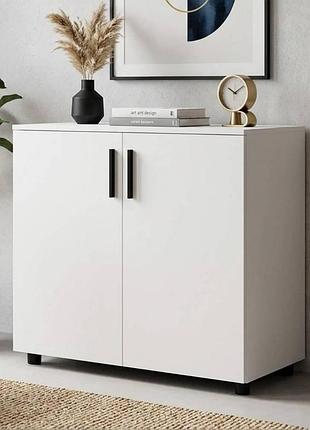 Комод doros торн білий дсп 90х51.6х80 ( )