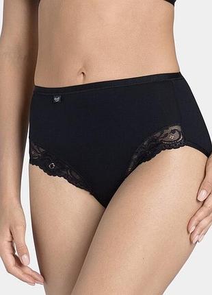 Высокие комфортные трусики закрытого кроя sloggi romance maxi