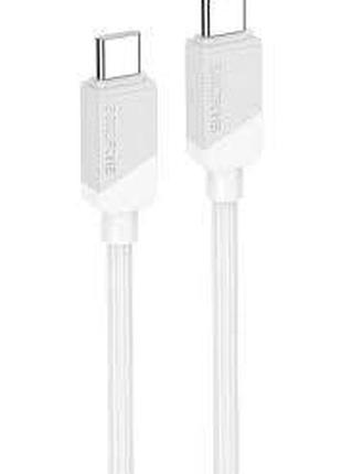 Кабель usb type-c — usb type-c borofone,, м, белый 2