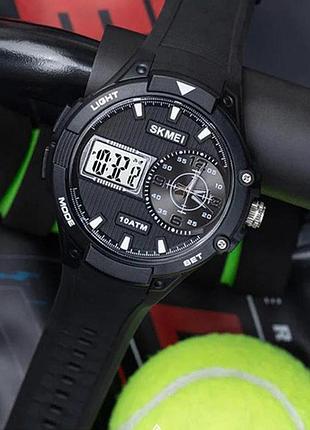 Годинники наручні skmei, black/white 6