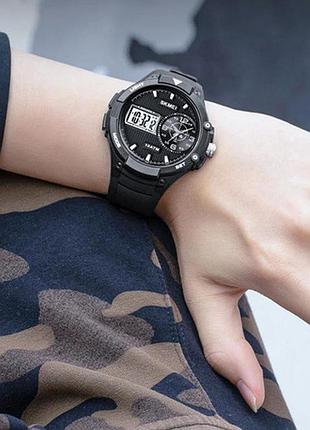 Годинники наручні skmei, black/white 9