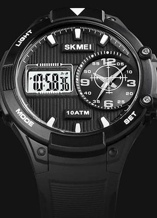 Годинники наручні skmei, black/white 10
