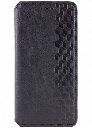 Кожаный чехол-книжка getman cubic (pu) для samsung galaxy a14 4g/5g черный
