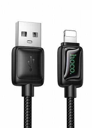 Дата кабель hoco u146 mundo usb to lightning 12w (1.2m) black