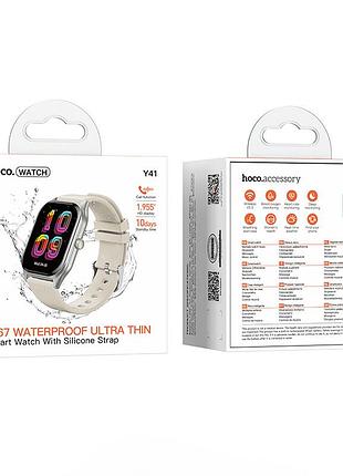 Смарт-годинник hoco smart watch(call version) silver ( ) 2