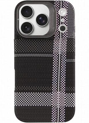 Tpu чехол pixel craft with magnetic fit для apple iphone 17 pro max (6.9") urban plaid 2