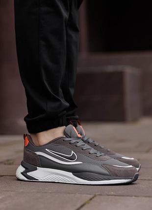 Racer grey white orange 8