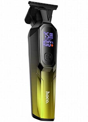 Машинка для стрижки волос hoco hp27 engraving gold
