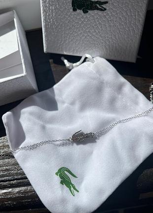 Женский браслет lacoste — нержавеющая сталь, элегантный дизайн, подарочная упаковка