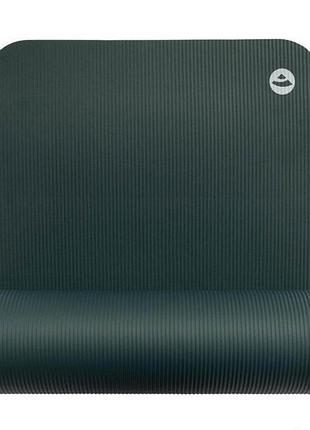 Килимок для фітнесу та пілатесу bodhi 185x60x1.5 см темно-зелений