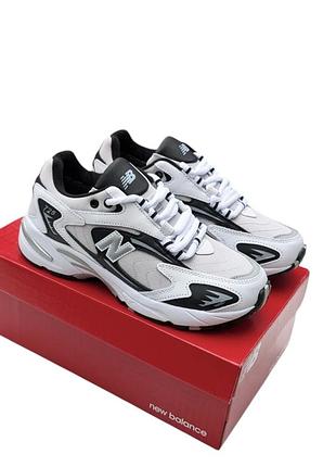Женские кроссовки new balance 725 белые с черным и серым❄️