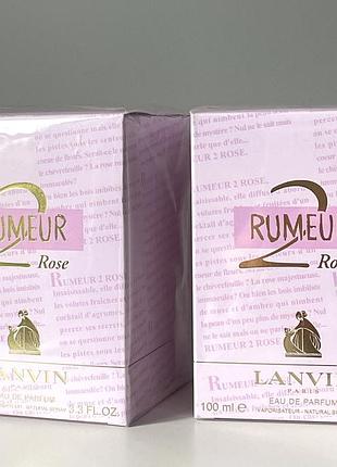 Оригінал. парфумована вода rumeur 2 rose від lanvin 100 мл