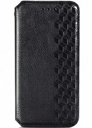 Кожаный чехол-книжка getman cubic (pu) для xiaomi 13 pro черный