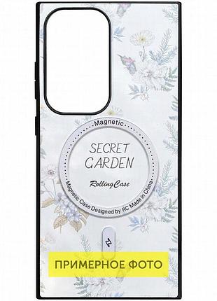 Tpu+pc чехол soft secret garden with magfit для samsung galaxy s25+ white