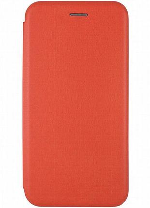 Кожаный чехол-книжка classy для xiaomi redmi note 13 pro+ красный