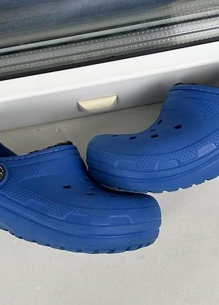 Оригінальні дитячі утеплені крокси crocs classic clog 27-28 розмір