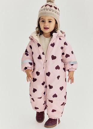 Зимовий комбінезон для дівчинки h&m