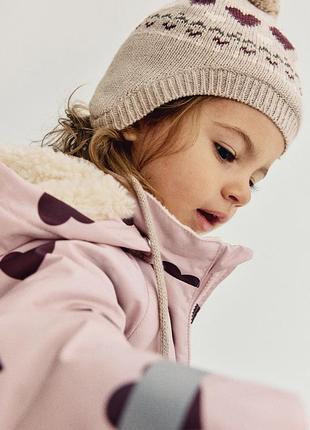 Зимовий комбінезон для дівчинки h&m 3