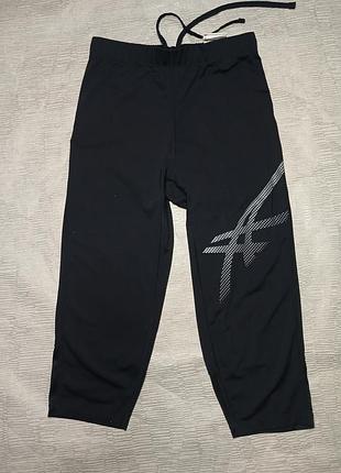 Жіночі спортивні лосіни капрі asics чорні