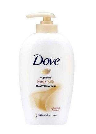 Жидкое крем-мыло нежный шёлк 250 мл тм dove