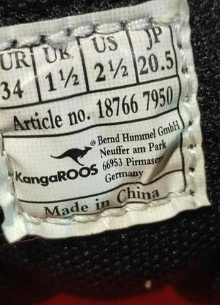 Детские оранжевые кроссовки kangaroos 8