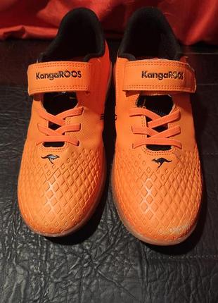 Детские оранжевые кроссовки kangaroos