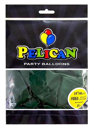 Латексні кульки "( ) вінтажний зелений опаловий, pelican 25шт