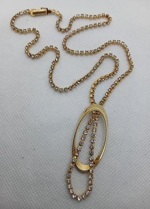 Колье цепочка винтаж 90гг