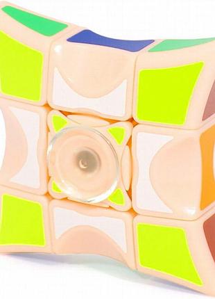 Детская интерактивная головоломка rubik's cube fingertips spinner coral