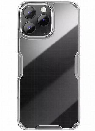 Tpu чехол nillkin nature pro series для apple iphone 16 pro (6.3") бесцветный (прозрачный)