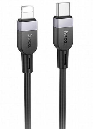Дата кабель hoco x109 energy silicone type-c to lightning (2m) black