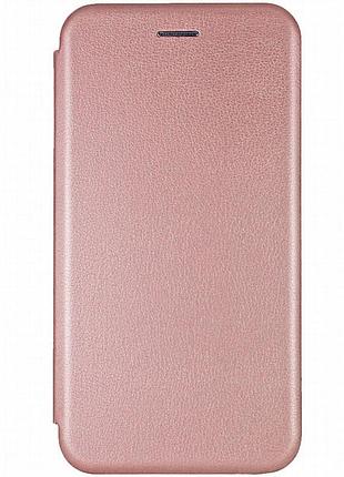 Кожаный чехол-книжка classy для xiaomi redmi note 13 pro 4g / poco m6 pro 4g rose gold