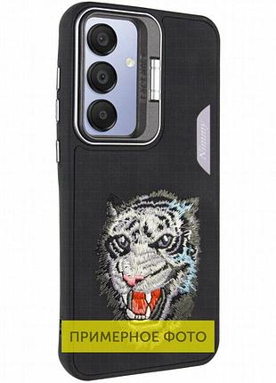 Tpu+pc чехол friends для xiaomi redmi 14c / poco c75 black tiger