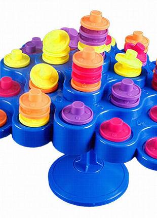 Настольная интерактивная игра ummi 707-30 topple tower game blue