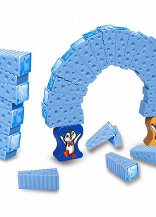 Настольная интерактивная игра ummi 707-b18 penguin ice-stacking game blue