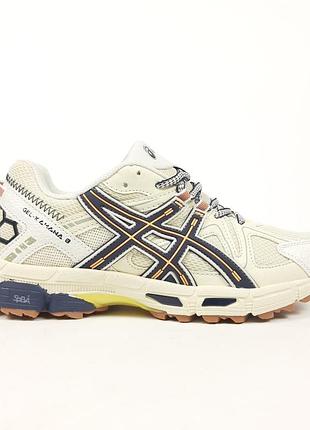Кросівки чоловічі asics gel-kayano 14 білі з синім