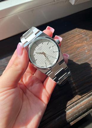 Мужские часы tissot prx powermatic 80 - механический автоматический, 40 мм, белый циферблат